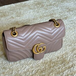 Gucci Beige Leather Shoulder Bag
